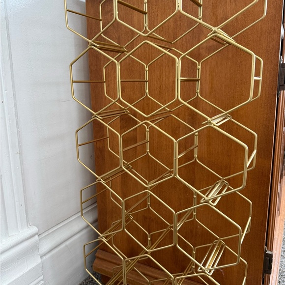Gold Hexagonal Rack - Picture 2 of 3